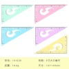 One-horned Deer student four-piece set for export, customizable LOGO, macaron student ruler set, ruler and Angle measuring device, in stock at Yingcai Factory Application Scenario